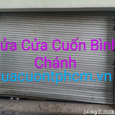 Dịch vụ sửa chữa cửa cuốn Bình Chánh tại nhà 24/24h